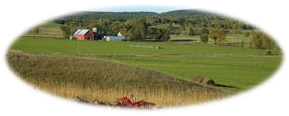 Town of Eureka Wisconsin farm landscape